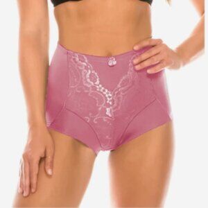Hi Waist Microfiber Full Cover Brief / Purple / Small